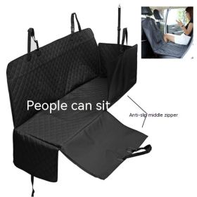 Pet Car Travel Rear Seat Cushion Dog Travel Toilet (Option: KC02 Human Pet Co Sitting Sty)