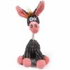 Cute Soft Durable Stuffed Animal Plush Dog Chew Toy with Squeaker, for Small Medium Dogs