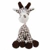 Cute Soft Durable Stuffed Animal Plush Dog Chew Toy with Squeaker, for Small Medium Dogs