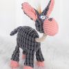 Cute Soft Durable Stuffed Animal Plush Dog Chew Toy with Squeaker, for Small Medium Dogs