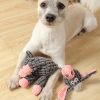 Cute Soft Durable Stuffed Animal Plush Dog Chew Toy with Squeaker, for Small Medium Dogs