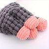 Cute Soft Durable Stuffed Animal Plush Dog Chew Toy with Squeaker, for Small Medium Dogs
