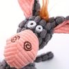 Cute Soft Durable Stuffed Animal Plush Dog Chew Toy with Squeaker, for Small Medium Dogs