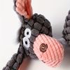 Cute Soft Durable Stuffed Animal Plush Dog Chew Toy with Squeaker, for Small Medium Dogs