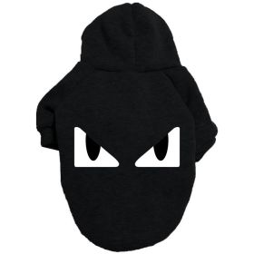 Pet Clothes Sweater Outdoor Hoodie Golden Retriever Labrador (Option: Black-2XL)